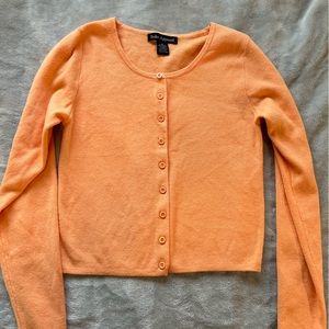 Soho apparel, women’s size medium light, orange cardigan